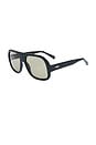 view 2 of 2 Malia Sunglasses in Black & Olive