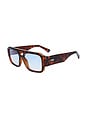 view 2 of 2 Presley Sunglasses in Tort & Blue Fade