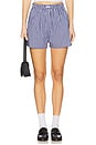 view 1 of 6 Boxershort in Blue-ecru