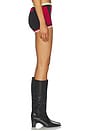 view 3 of 6 Sporty Knit Short in Sporty Red in Black & Red