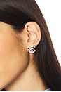 view 3 of 3 Bow Earring in Gold & Pink