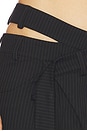view 6 of 6 Signature Wrap Suit Pant in Black