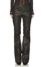 view 1 of 6 Deconstructed Flared Pants in Brown