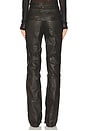 view 4 of 6 Deconstructed Flared Pants in Brown