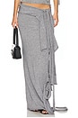 view 1 of 6 Drape Strap Skirt in Grey