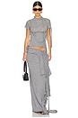view 5 of 6 Drape Strap Skirt in Grey