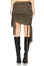 view 4 of 6 Drape Lounge Mini Skirt in Green