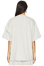 view 4 of 5 Deconstructed Oversized T-Shirt in Grey