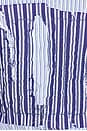 view 5 of 5 Oversized Shirt in Blue & White