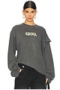 view 1 of 4 CAMISETA OVERSIZED DESCONSTRUÍDA in Grey