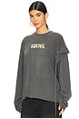 view 2 of 4 CAMISETA OVERSIZED DESCONSTRUÍDA in Grey
