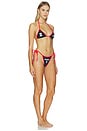 view 3 of 4 КОМПЛЕКТ БИКИНИ SURFBOARD in Black & Red