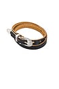 view 1 of 2 Cowboy Wrap Around Belt in Deep Black Leather