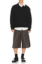 view 4 of 4 Split Shorts in Phase Stripe Motion Woolcot