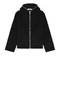 view 1 of 4 FULL パーカー in Black Hairy Wool