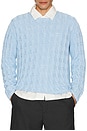 view 3 of 4 Rigid Popover in Natural Dye Sky Dry Cotton