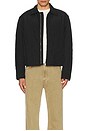 view 3 of 3 Slight Full Zip Jacket in Shining Black Crinkle Solaro