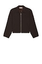 view 5 of 4 Mini Jacket in Obscura Brown Imprint Wool