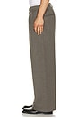 view 2 of 5 Bridge Chino in Night Pine Fishbone Bound Wool