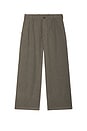view 6 of 5 Bridge Chino in Night Pine Fishbone Bound Wool