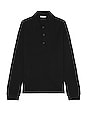 view 1 of 3 Piquet Polo in Black Pseudo