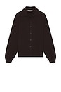 view 1 of 3 Recovery Shirt in Deep Brown Fuzzy Fleece