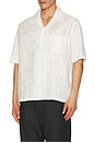 view 3 of 3 Heusen Short Sleeve Shirt in White Flower Embroidery