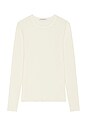 view 5 of 4 Elongated Longsleeve in Cloudbone Ripple Rib