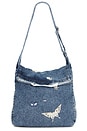 view 1 of 6 Sling Bag in Indigo Butterfly