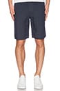 view 1 of 3 Relaxed Linen Short in Navy