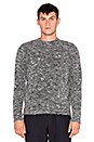 view 1 of 3 Regular Roundneck Sweater in Spotted Grey