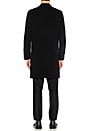 view 5 of 5 Unconstructed Classic Wool Coat in Black