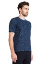 view 2 of 3 Weave Tear Tee in Indigo