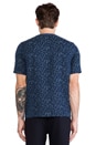 view 3 of 3 Weave Tear Tee in Indigo