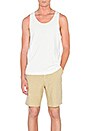 view 1 of 4 Singlet Tank in White