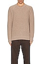 view 3 of 3 Shelter Waffle Sweater in Heather Camel