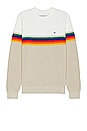 view 1 of 4 Nostalgic Sweater in Oatmeal Rainbow