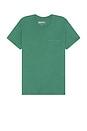 view 1 of 3 Groovy Pocket Tee in Briar Green