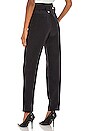 view 3 of 4 PANTALON TAILLE PAPERBAG JESSE in Black
