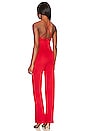 view 3 of 3 Fleur Jumpsuit in Red