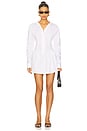 view 1 of 3 Ellie Shirt Dress in White