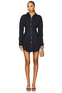 view 1 of 3 Ella Denim Shirt Dress in Dark Wash