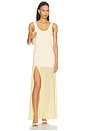 view 1 of 3 VESTIDO LYANNA MAXI in Butter Yellow