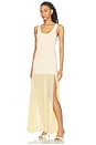 view 2 of 3 VESTIDO LYANNA MAXI in Butter Yellow