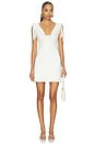 view 1 of 3 VESTIDO GENEVIEVE MINI in White