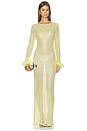 view 1 of 4 VESTIDO ALVA MAXI  in Butter Yellow