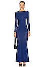 view 1 of 3 Sierra Covered Maxi Dress in Elemental Blue