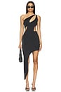 view 1 of 4 Gisele Cut Out Dress in Black Caviar