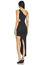 view 4 of 4 Gisele Cut Out Dress in Black Caviar
