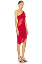 view 2 of 4 Curve Mini Dress in Cherry Red